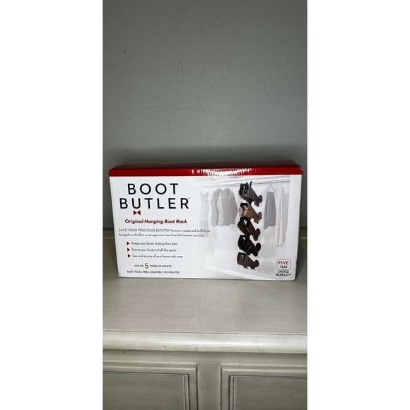 The Unbranded Brand Other - Boot Butler Hanging Boot Rack Holds 5 Pairs of Boots